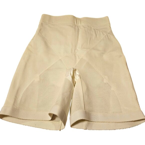 Exquisite Form Women's‎ White Support Shaping Shorts 3X Nylon/Spandex Blend - Picture 1 of 10